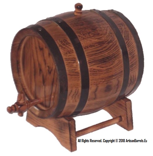 3 litre oak wood, wine ageing barrels, 3 liter toasted kegs port making casks, 3L