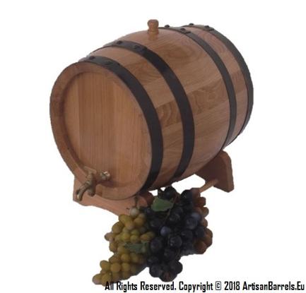 10 litre oak wine barrel
