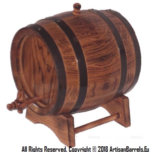 small wine barrels & casks, port making oak kegs 2, 3, 5,10 litres